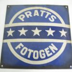 599 1417 ENAMEL SIGN